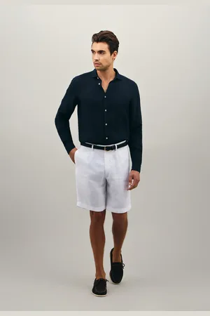 Boglioli Garment-dyed Linen Shirt - Male Shirts 38