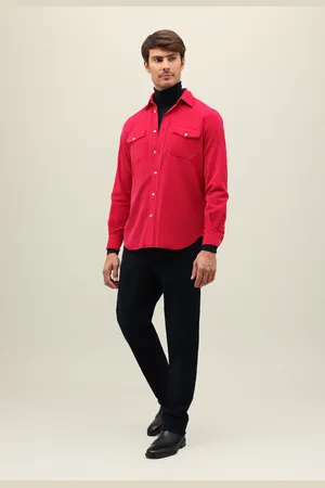 Boglioli Baby Corduroy Western Shirt - Male 40