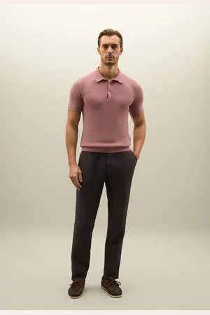 Boglioli Honeycomb Cotton Short-sleeve Polo - Male Knitwear