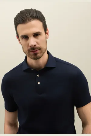 Boglioli Cotton Jersey Short-sleeve Polo - Male Knitwear S
