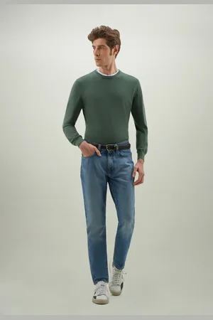 Boglioli Cotton Crewneck - Male Knitwear M