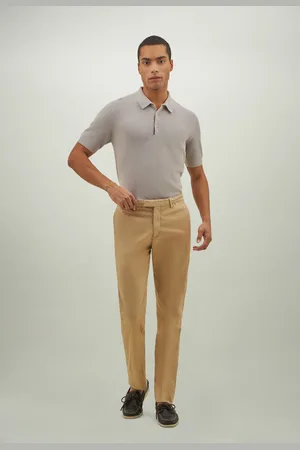 Boglioli Comfort Cotton Piqué Slim Chinos - Male Trousers