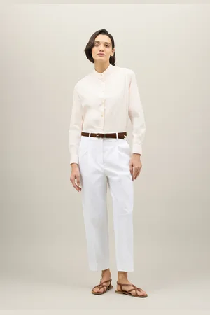 Boglioli Cotton Cropped Trousers - Female 38