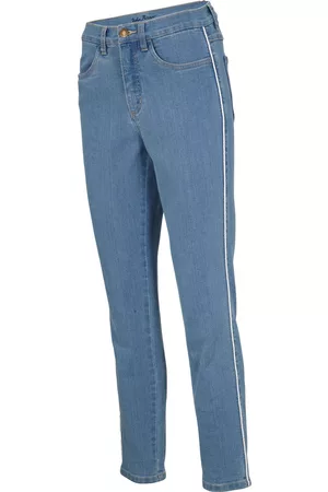 John Baner Donna Jeans skinny - Jeans skinny cropped elasticizzati (Blu)