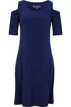 bonprix Donna Vestito cut out - Abito con cut-out (Blu)