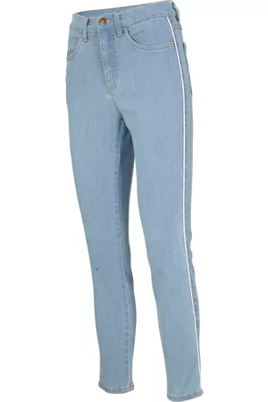 John Baner Donna Jeans skinny - Jeans skinny cropped elasticizzati (Blu)