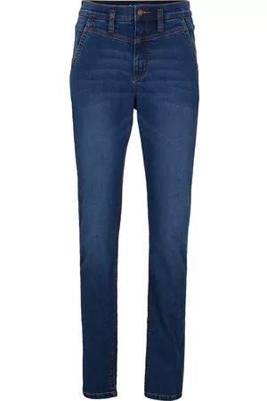 John Baner Donna Jeans skinny - Jeans modellanti super elasticizzati skinny (Blu)