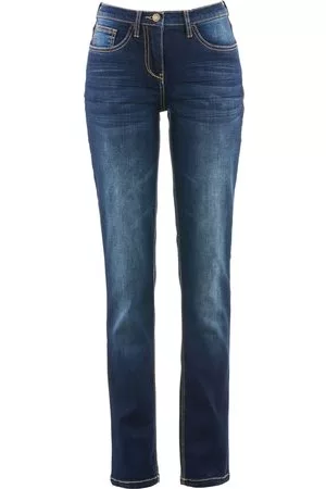 John Baner Donna Jeans - Jeans elasticizzati comodi (Blu)