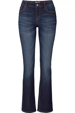 John Baner Donna Jeans a zampa & bootcut - Jeans elasticizzati comfort bootcut (Blu)