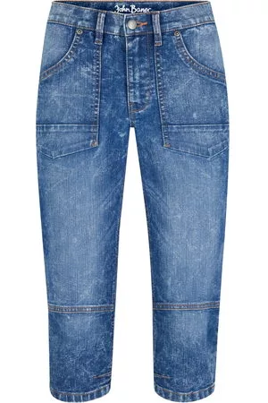 John Baner Donna Jeans - Pinocchietto di jeans (Blu)