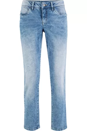 John Baner Donna Jeans straight - Jeans elasticizzati cropped, straight (Blu)