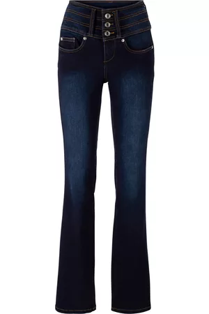 John Baner Donna Intimo modellante - Jeans elasticizzati modellanti (Blu)