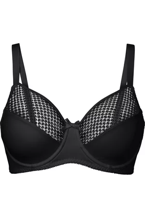 bonprix Donna Con ferretto - Reggiseno minimizer con ferretto (Nero)