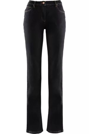 John Baner Donna Jeans straight - Jeans elasticizzati bestseller straight (Nero)