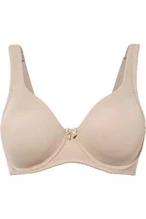 bonprix Donna Con ferretto - Reggiseno t-shirt con ferretto e materiale riciclato (Beige)