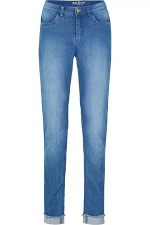 John Baner Donna Jeans slim & sigaretta - Jeans elasticizzati slim fit (Blu)
