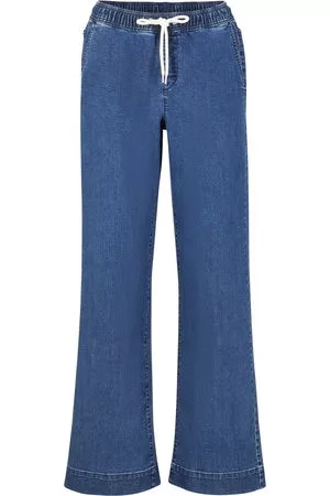 John Baner Donna Jeans - Jeans elasticizzati, wide leg (Blu)
