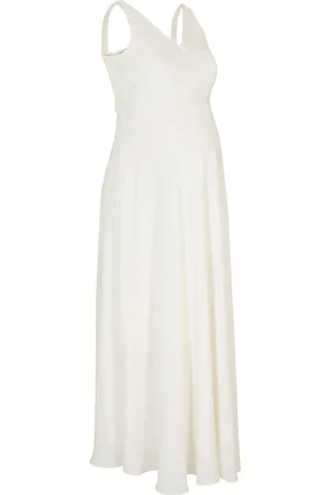 bonprix Abito da sposa prémaman con pizzo, satin e georgette