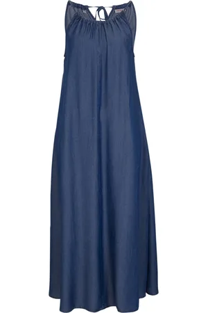 bonprix Abito di jeans in lyocell fluente
