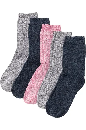 bonprix Calzini termici di spugna con cotone biologico (pacco da 5 paia)