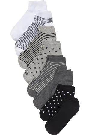 bonprix Calzini per sneakers (pacco da 8 paia) con cotone biologico