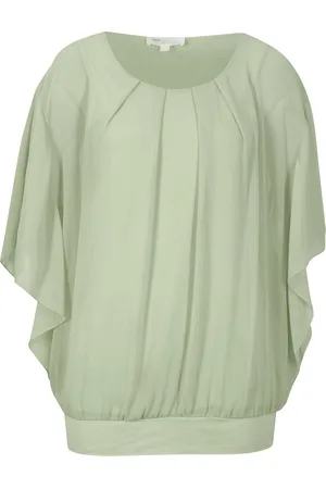 bonprix Blusa in chiffon con canotta