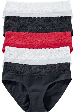 bonprix Slip con pizzo (pacco da 5)