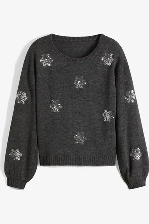 bonprix Maglione con paillettes