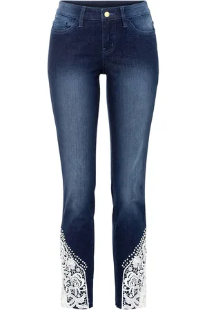 bonprix Jeans skinny con pizzo