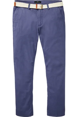 bonprix Pantaloni chino elasticizzati con cintura e taglio comfort regular fit, straight