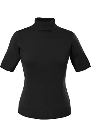 bonprix Maglia dolcevita a maniche corte