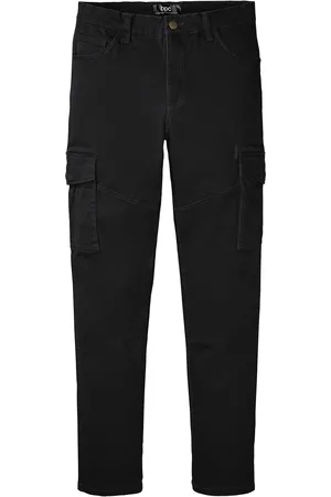 bonprix Pantaloni cargo elasticizzati slim fit straight