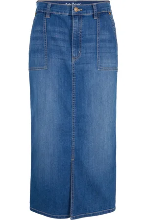 bonprix Gonna di jeans con spacco