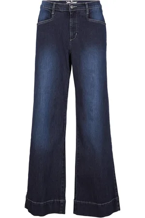 bonprix Jeans wide leg elasticizzati, vita media