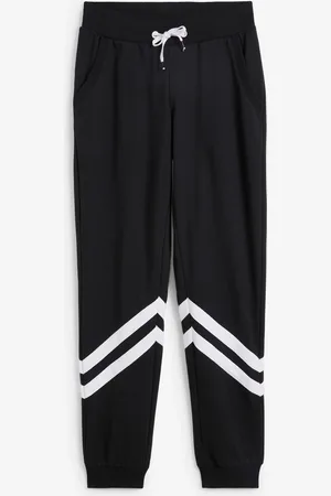 bonprix Pantaloni in felpa con righe