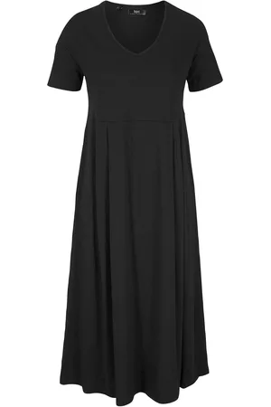 bonprix Abito midi di jersey in cotone