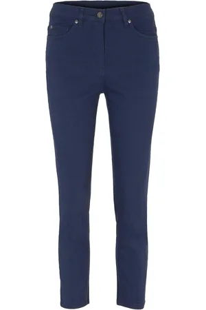 bonprix Pantaloni cropped a vita alta