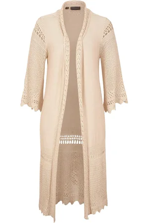 bonprix Cardigan lungo traforato