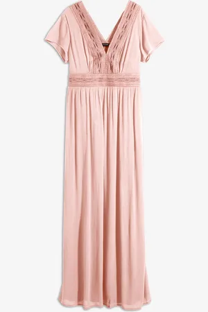 bonprix Abito estivo lungo con pizzo