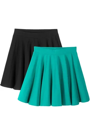 bonprix Gonna di jersey con cotone biologico (pacco da 2)