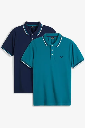 bonprix Polo in piquet di puro cotone (pacco da 2)
