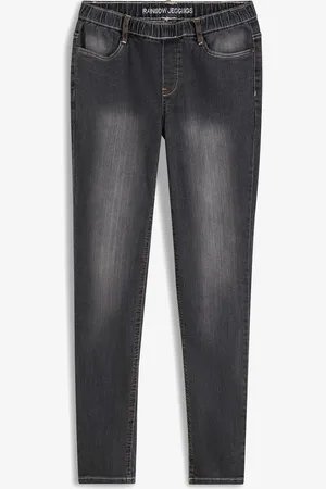 bonprix Jeggings skinny con cinta comoda, vita media
