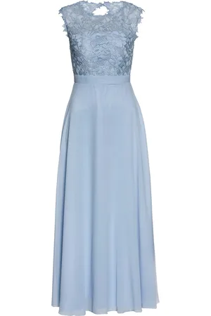 bonprix Abito da sera lungo con pizzo