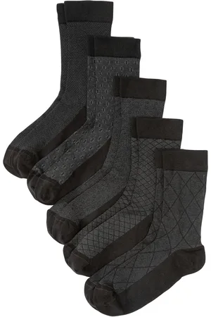 bonprix Calzini con bordo morbido (pacco da 5 paia) con cotone biologico