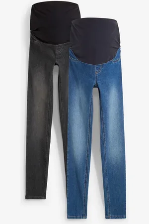 bonprix Jeggings prémaman con cotone, skinny (pacco da 2)