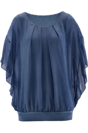 bonprix Blusa in chiffon con canotta