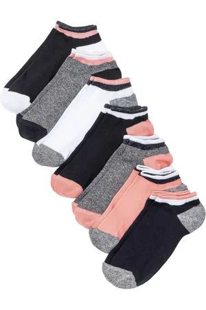bonprix Calzini per sneakers con cotone biologico (pacco da 7 paia)