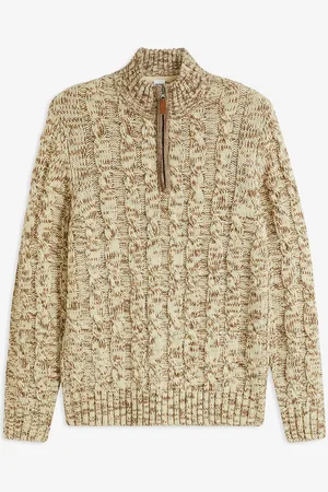 bonprix Maglione con cerniera