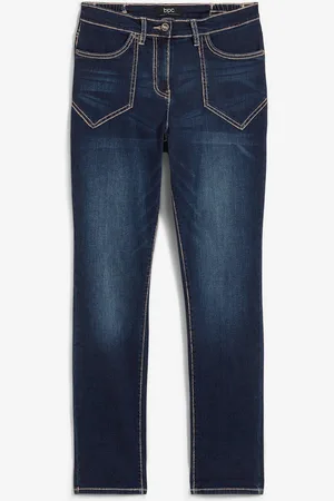 bonprix Jeans straight elasticizzati, vita alta