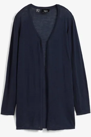 bonprix Cardigan in puro cotone fiammato